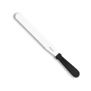 straight white metal spatula 37cm / Espatula Recta Blanca 37cm